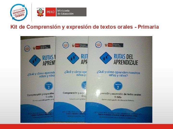 Kit de Comprensión y expresión de textos orales - Primaria 