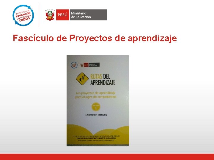 Fascículo de Proyectos de aprendizaje 