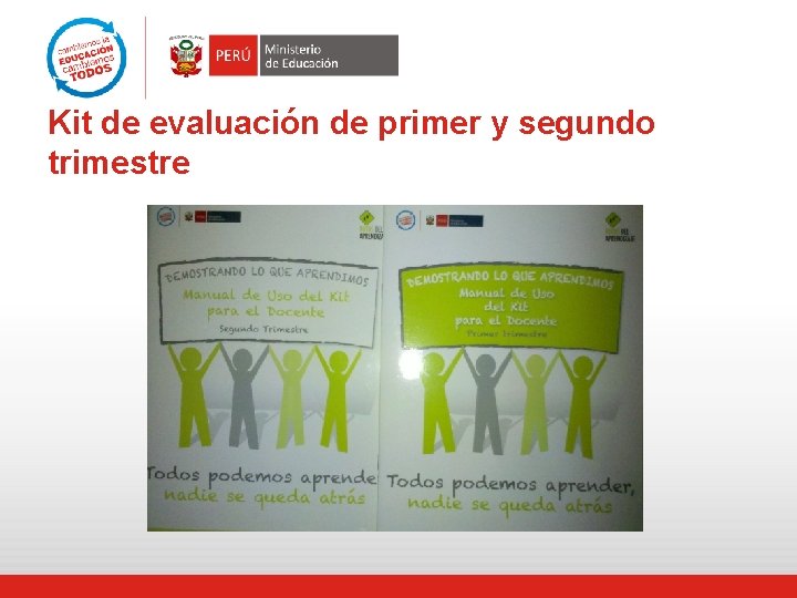 Kit de evaluación de primer y segundo trimestre 