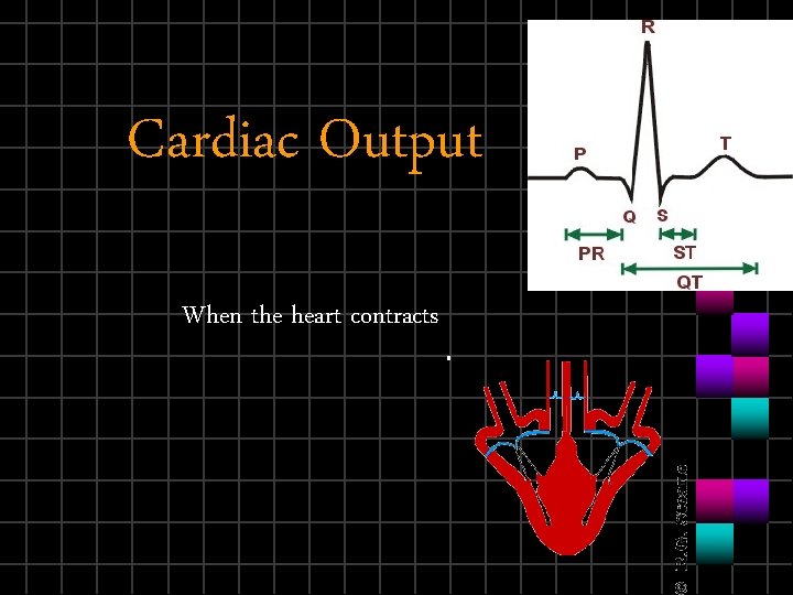 Cardiac Output When the heart contracts 