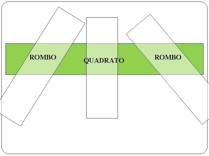 ROMBO QUADRATO ROMBO 