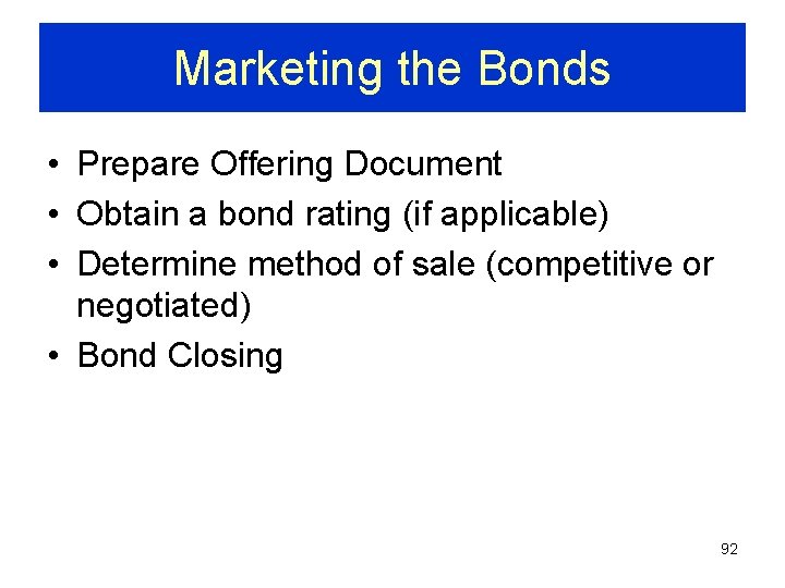 Bond Issues Managing Public Library Projects Debt and