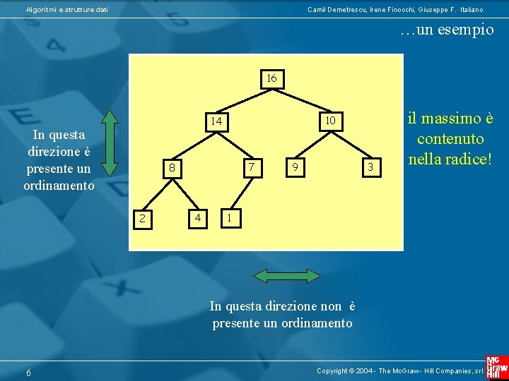 Algoritmi e strutture dati Camil Demetrescu, Irene Finocchi, Giuseppe F. Italiano …un esempio 16