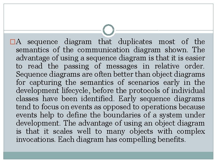 �A sequence diagram that duplicates most of the semantics of the communication diagram shown.