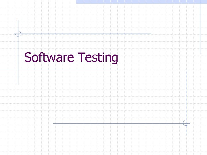 Software Testing 