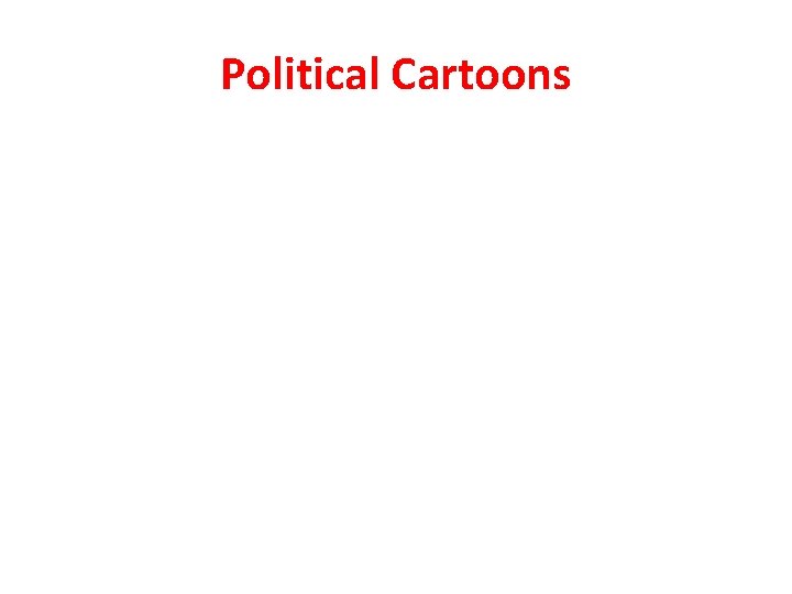 Political Cartoons 