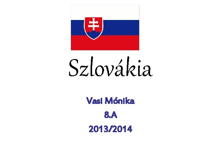 Szlovákia Vasi Mónika 8. A 2013/2014 