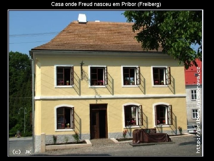 Casa onde Freud nasceu em Príbor (Freiberg) 