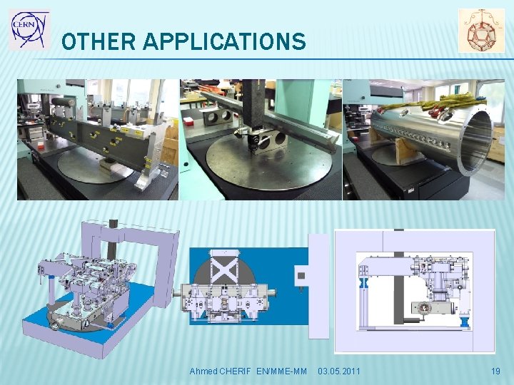 OTHER APPLICATIONS Ahmed CHERIF EN/MME-MM 03. 05. 2011 19 