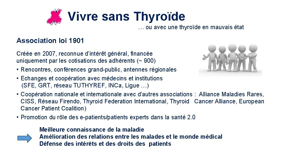 Vivre sans Thyroïde … ou avec une thyroïde en mauvais état Association loi 1901