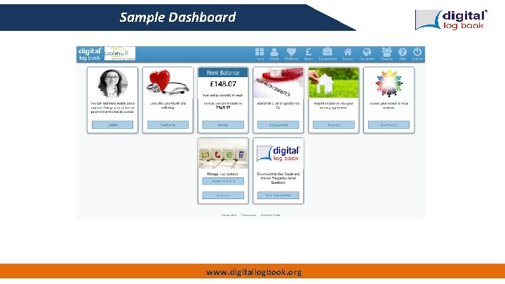 Sample Dashboard www. digitallogbook. org 