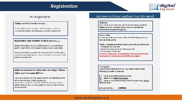 Registration www. digitallogbook. org 