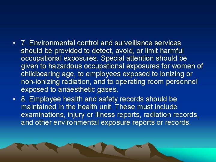 HOSPITAL ENVIRONMENT AND SAFETY INTRODUCTION The hospital environment