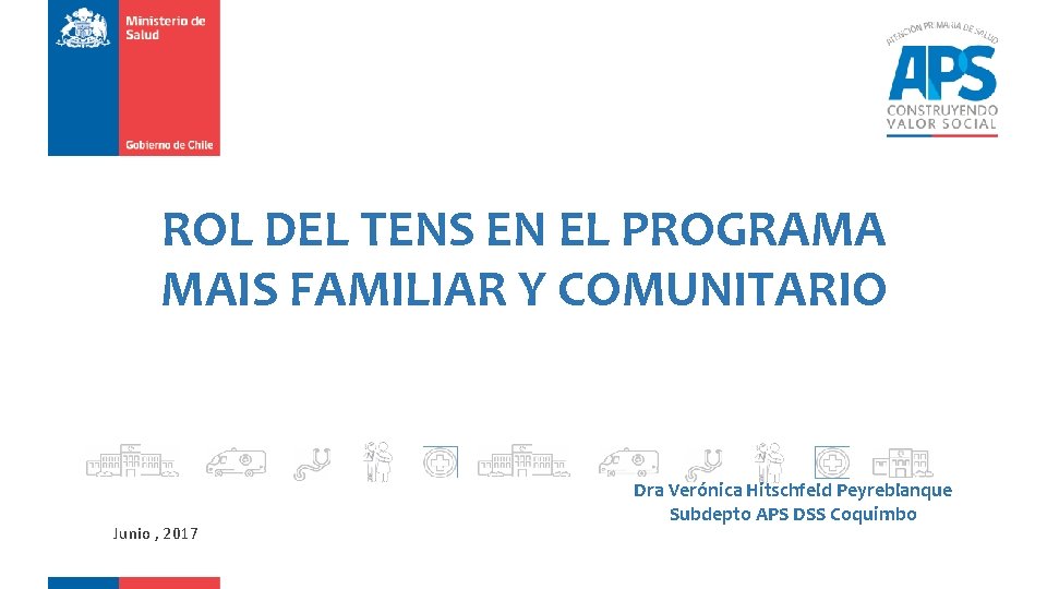 ROL DEL TENS EN EL PROGRAMA MAIS FAMILIAR Y COMUNITARIO Junio , 2017 Dra