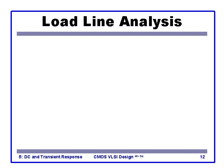 Load Line Analysis 0. 4 V 0. 6 V 0. 8 V. 2 V