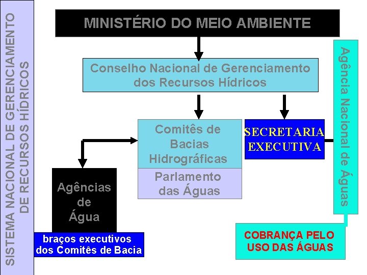 Conselho Nacional de Gerenciamento dos Recursos Hídricos Agências de Água braços executivos dos Comitês