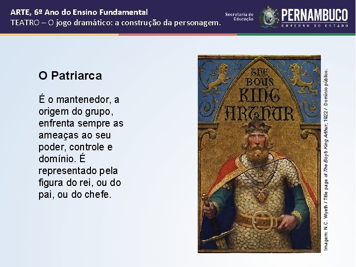 O Patriarca É o mantenedor, a origem do grupo, enfrenta sempre as ameaças ao