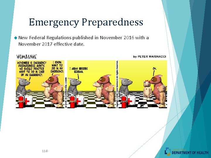 Emergency Preparedness New Federal Regulations published in November 2016 with a November 2017 effective
