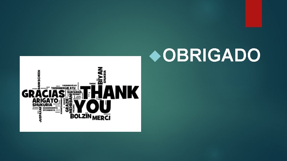  OBRIGADO 