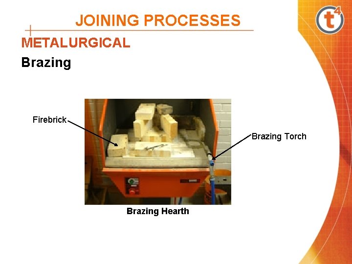 JOINING PROCESSES METALURGICAL Brazing Firebrick Brazing Torch Brazing Hearth JOINING PROCESSES METALURGICAL Brazing Firebrick Brazing Torch Brazing Hearth
