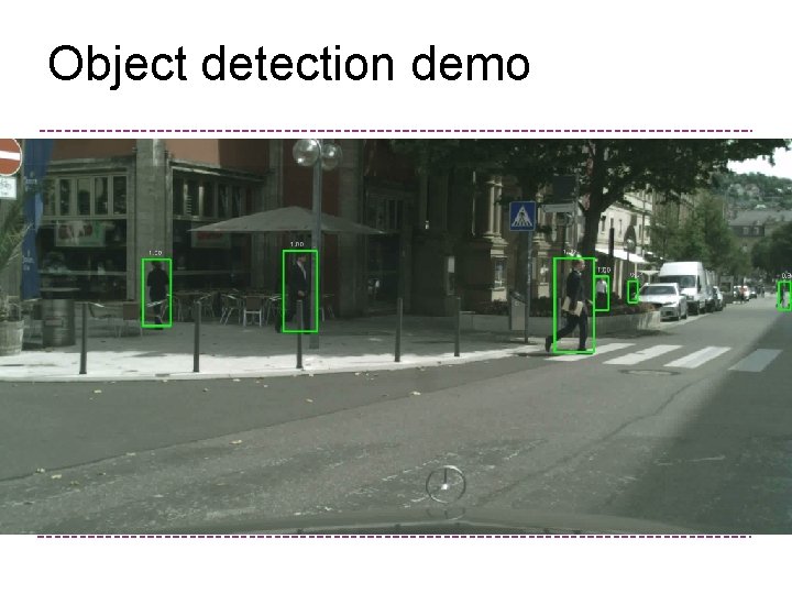 Object detection demo 