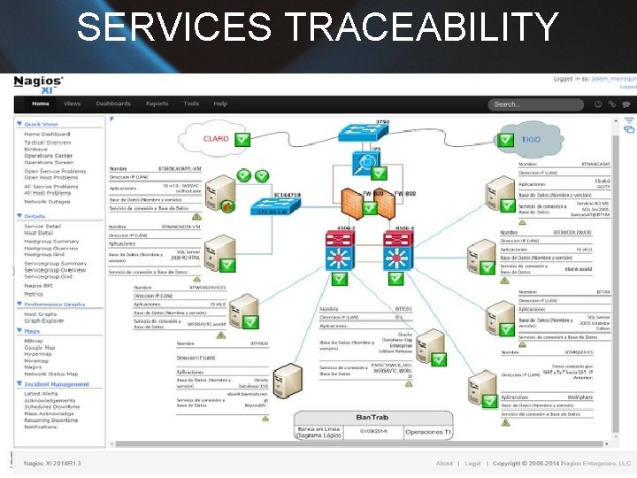 SERVICES TRACEABILITY 