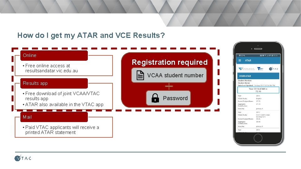 How do I get my ATAR and VCE Results? Online • Free online access