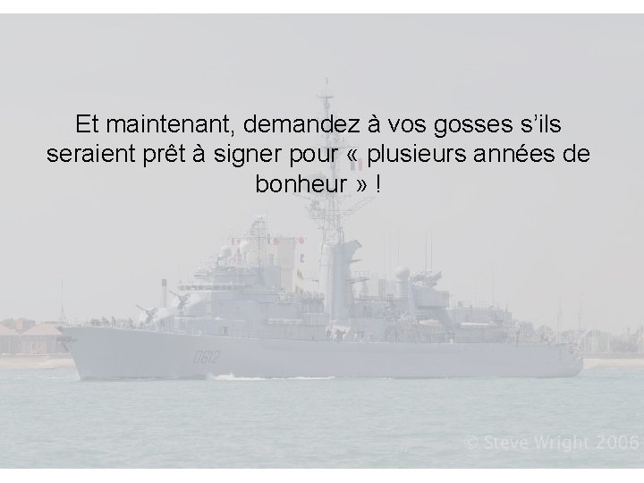 Et maintenant, demandez à vos gosses s’ils seraient prêt à signer pour « plusieurs Et maintenant, demandez à vos gosses s’ils seraient prêt à signer pour « plusieurs