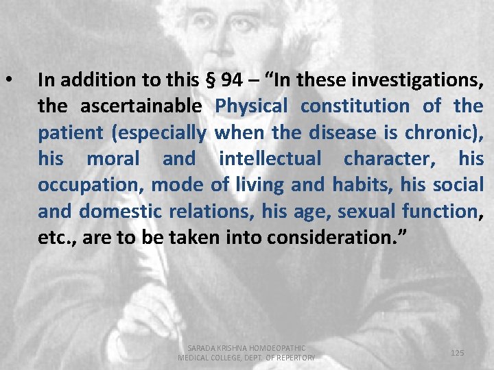  • In addition to this § 94 – “In these investigations, the ascertainable