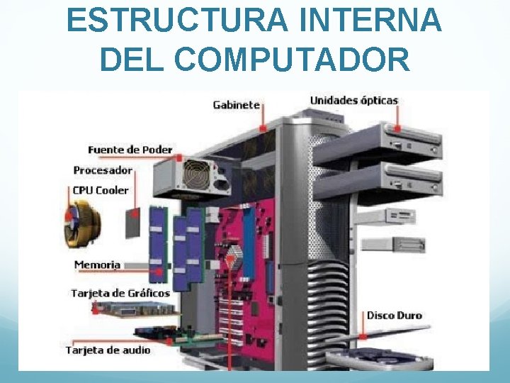 ESTRUCTURA INTERNA DEL COMPUTADOR 