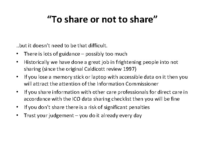 “To share or not to share”. . but it doesn’t need to be that “To share or not to share”. . but it doesn’t need to be that