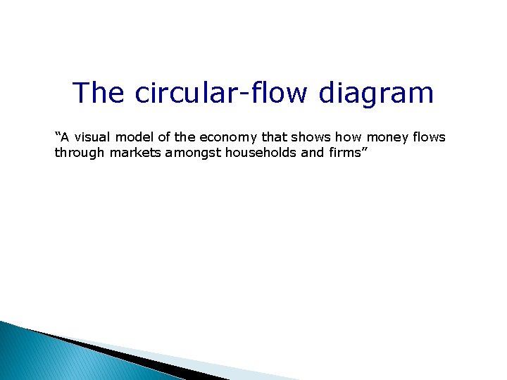 Economic Models Inflow Class 4 The importance of models International Trade