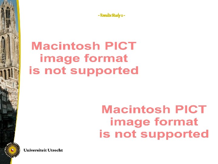 - Results Study 2 - 