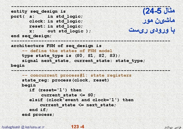 -----------------------------entity seq_design is port( a: in std_logic; clock: in std_logic; reset: in std_logic; x: