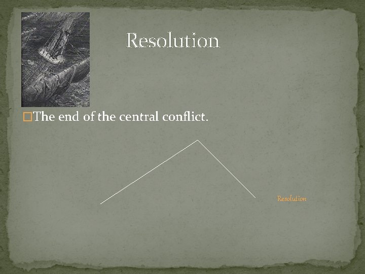 Resolution �The end of the central conflict. Resolution 