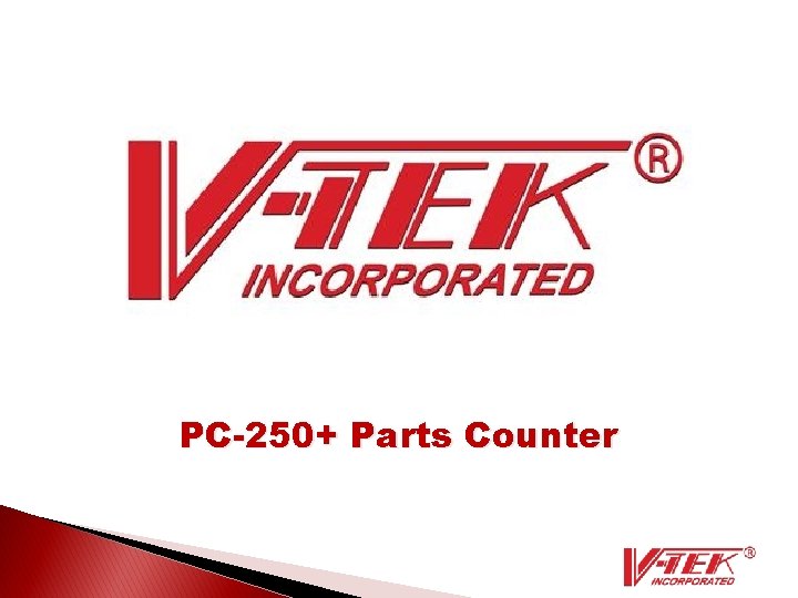 PC-250+ Parts Counter 1 PC-250+ Parts Counter 1