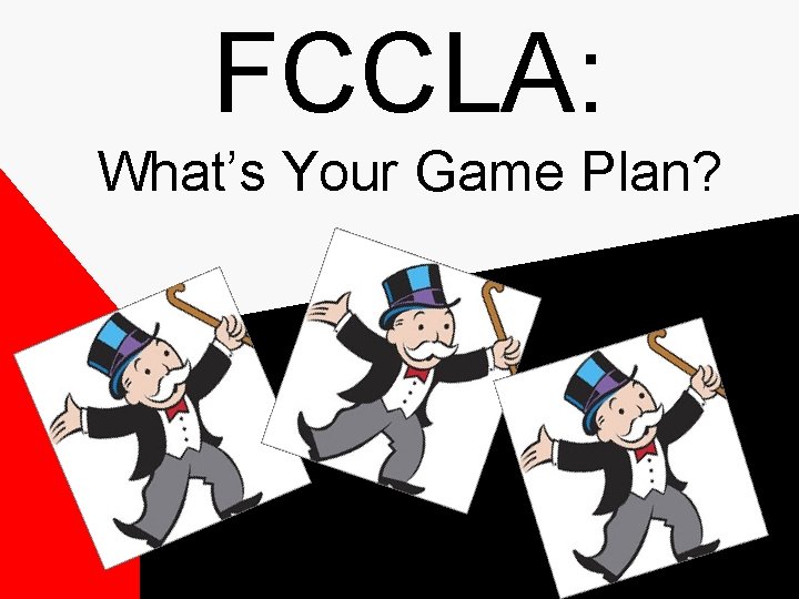 FCCLA: What’s Your Game Plan? 