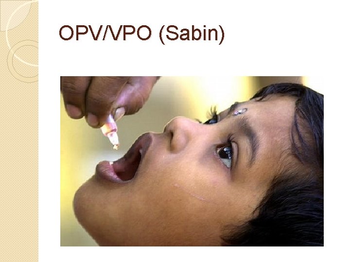 OPV/VPO (Sabin) 