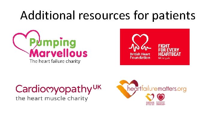 Additional resources for patients Additional resources for patients