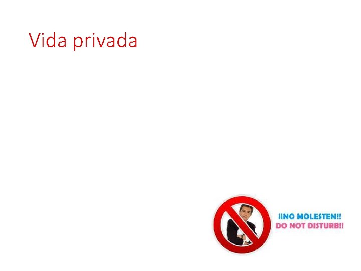 Vida privada 