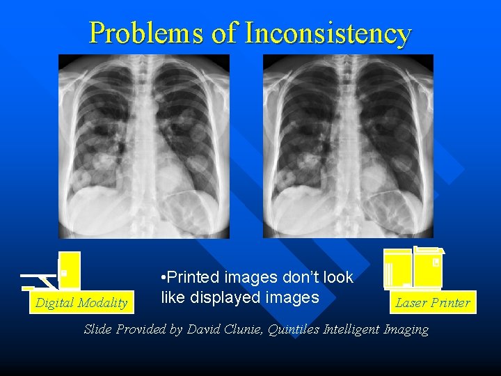 Problems of Inconsistency Digital Modality • Printed images don’t look like displayed images Laser
