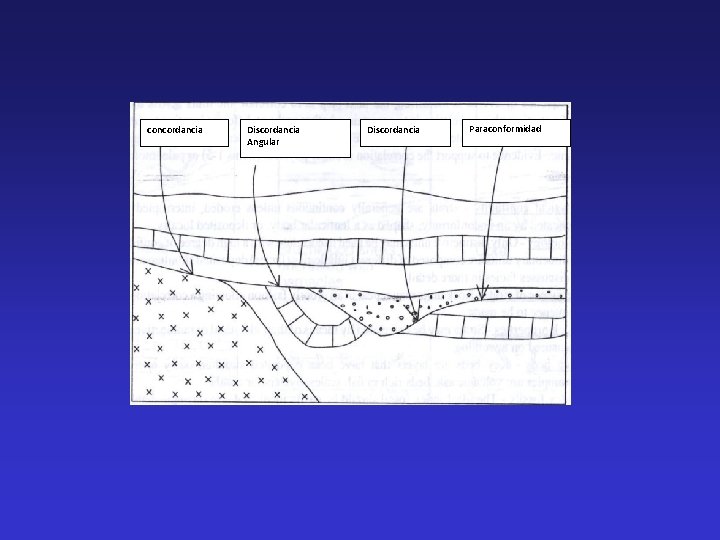 concordancia Discordancia Angular Discordancia Paraconformidad 