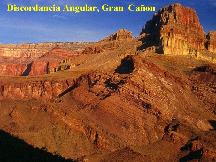 Discordancia Angular, Gran Cañon 