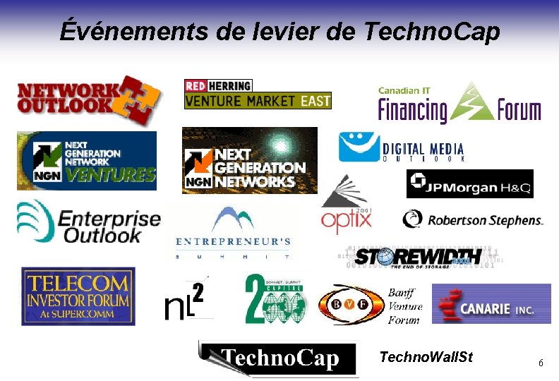 Événements de levier de Techno. Cap Techno. Wall. St 6 