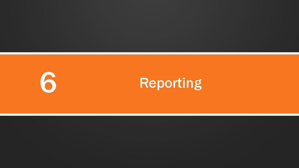 6 Reporting 