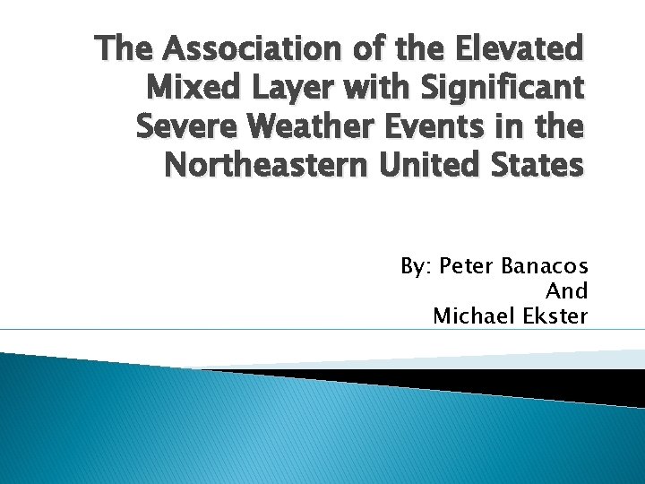 The Association of the Elevated Mixed Layer with Significant Severe Weather Events in the