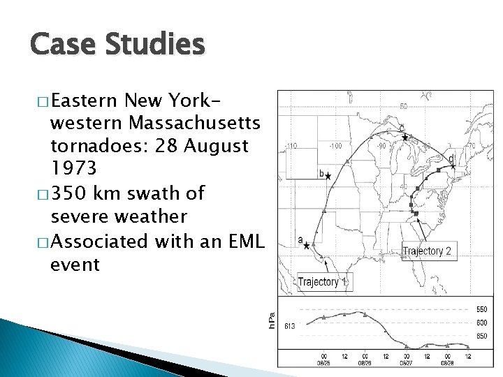 Case Studies � Eastern New Yorkwestern Massachusetts tornadoes: 28 August 1973 � 350 km