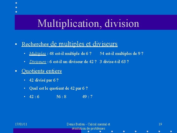 Multiplication, division • Recherches de multiples et diviseurs • Multiples : 48 est-il multiple