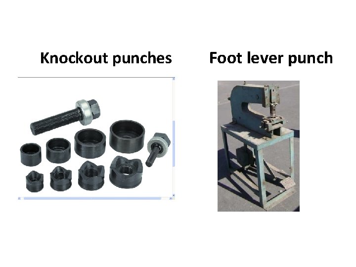 Knockout punches Foot lever punch 