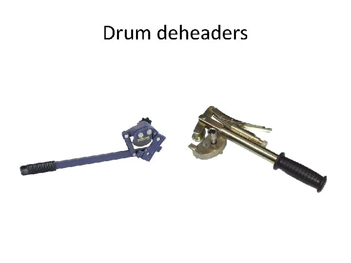 Drum deheaders 